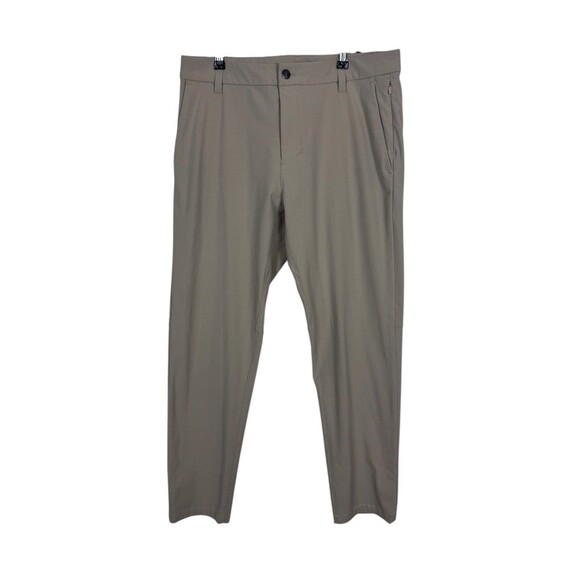 Lululemon Golf Pants Mens Size 31 Commission Slim Fit Chino Warpstreme Gorpcore - Picture 1 of 8